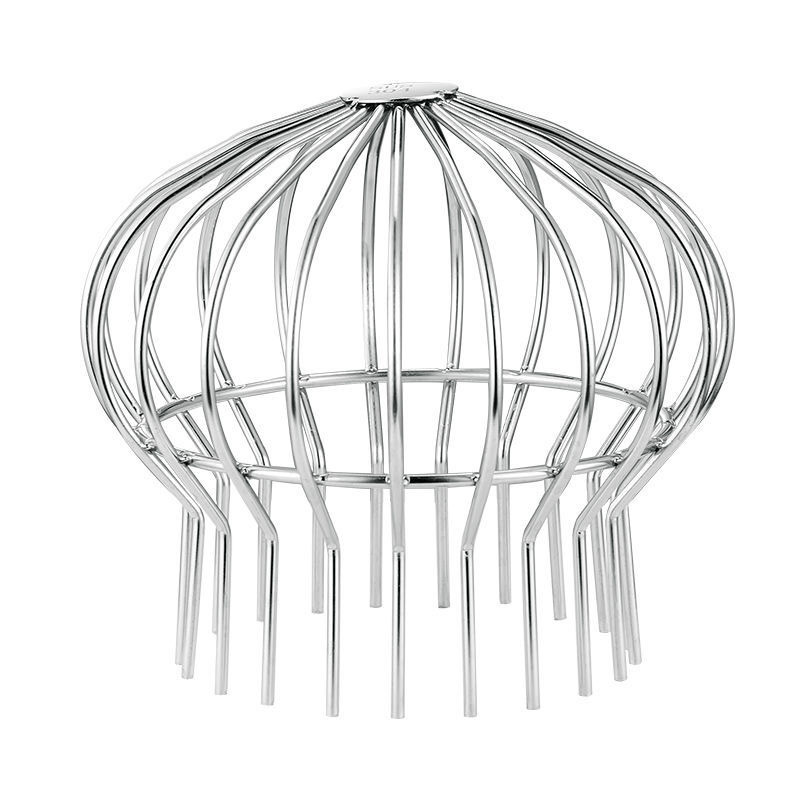 Stainless steel wire cover floor drain, rooftop floor drain filter screen, balcony, terrace, rooftop drainage outlet, sewer pipe anti-clogging mesh cover Item Picture