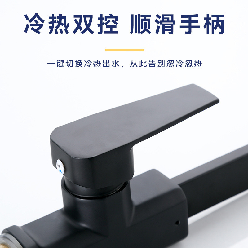Cross-border Amazon all-copper kitchen faucet, hot and cold sink, household sink, anti-splash sink faucet Application Scenario