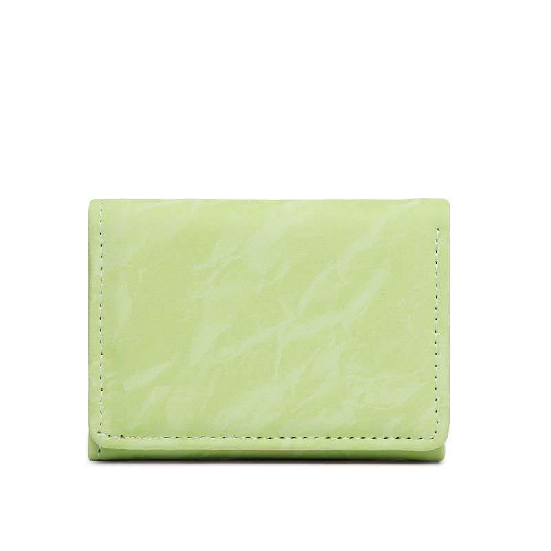 Cross-border women's high-end pu card case, student coin purse, fashionable 30% off, versatile short large-capacity wallet card case Item Picture