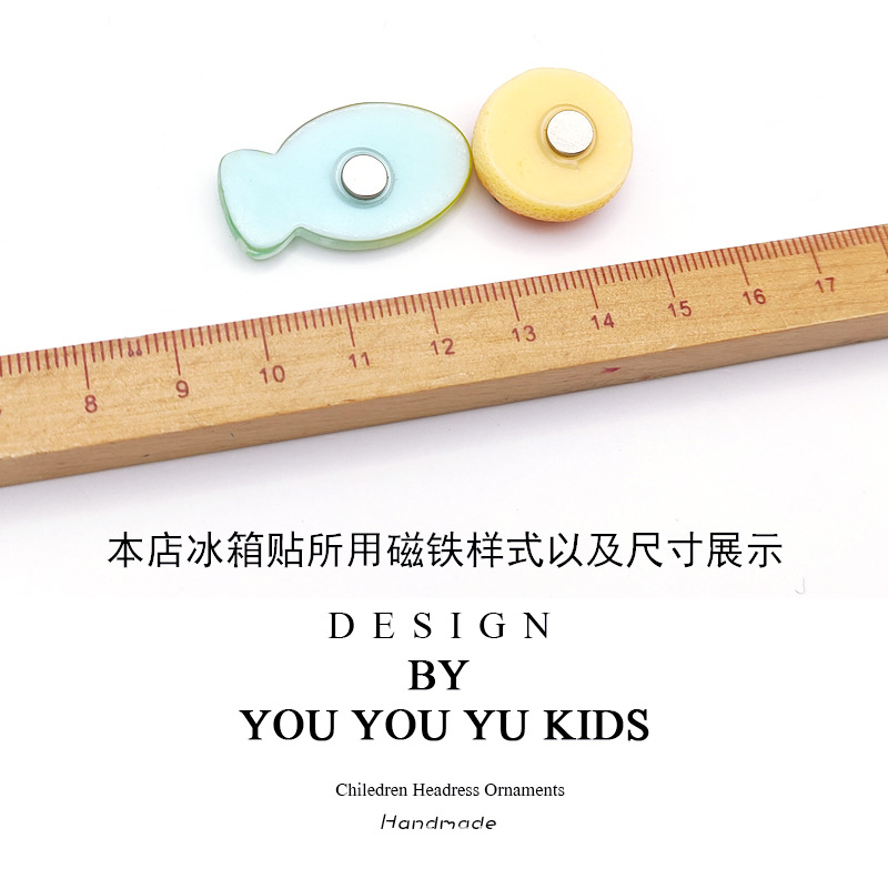 Nordic ins Macaron fridge magnets, magnetic stickers, personalized princess series decorative stickers, three-dimensional magnetic stickers, message stickers Application Scenario