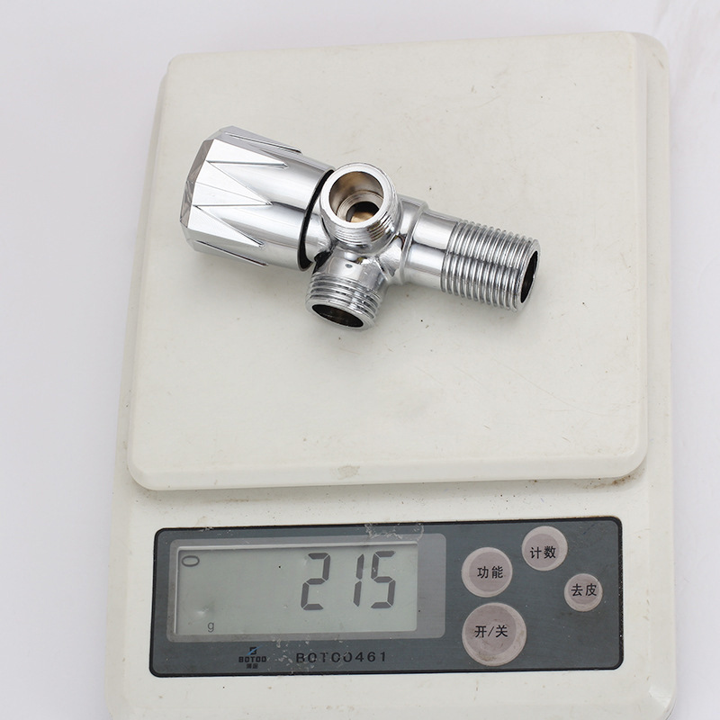 Aolailong Angle valve, all-copper body Angle valve, copper body one-inlet and two-outlet dual-purpose water stop valve, wholesale of Angle valves Specification drawing