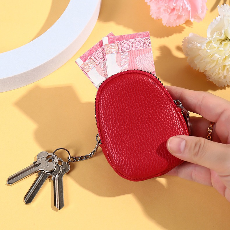 The new creative mini coin purse, multi-functional key case, universal pu simple small wallet and earphone case are bestsellers in foreign trade Specification drawing