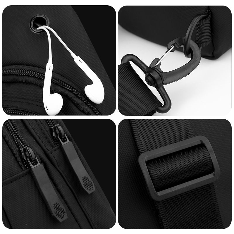 WEPOWER's new versatile men's small shoulder bag is a simple, fashionable and trendy single-shoulder bag for daily commuting Application Scenario