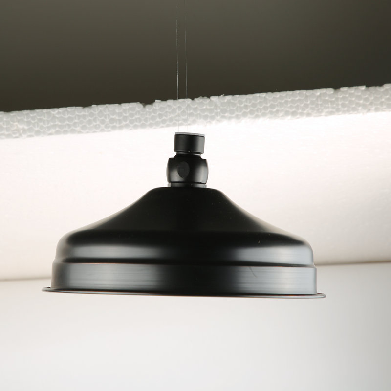 Black antique bronze retro rain shower top head shower room, suitable for wholesale of large top shower heads and showerheads Specification drawing