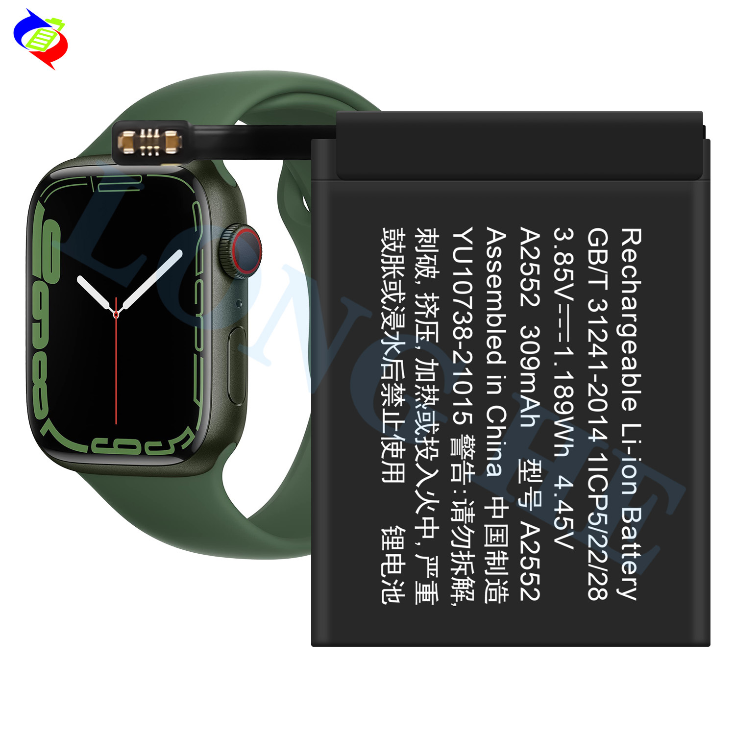 Suitable for Apple Watch Series 7 45mm watch battery A2552 factory wholesale and foreign trade Item Picture