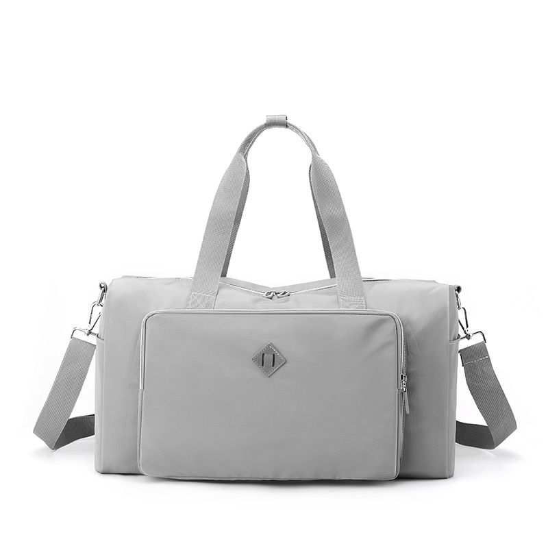 Colorful Fox Women's large-capacity travel bag, outdoor casual water-resistant nylon backpack, Men's travel single-shoulder bag Item Picture