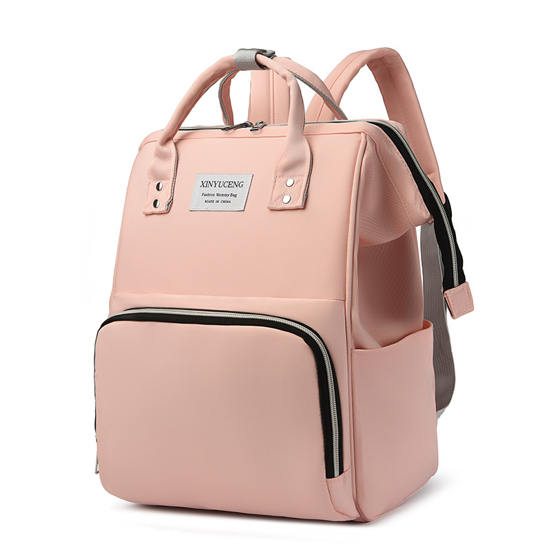 New lightweight and portable baby bag for going out, large-capacity backpack specially designed for mothers, fashionable and multi-functional hand-carry milk bag details Picture