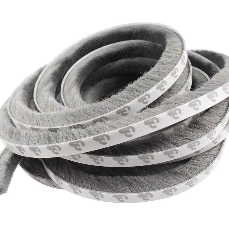 Wholesale of anti-collision self-adhesive wool strips for aluminum alloy Windows, self-adhesive sealing strips for doors and Windows, windproof and mosquito-proof self-adhesive wool strips Item Picture