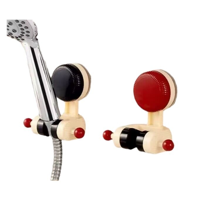 Suction cup shower head bracket, shower head fixing wonder, no need for drilling, home bathroom, children's movable adjustable base Item Picture