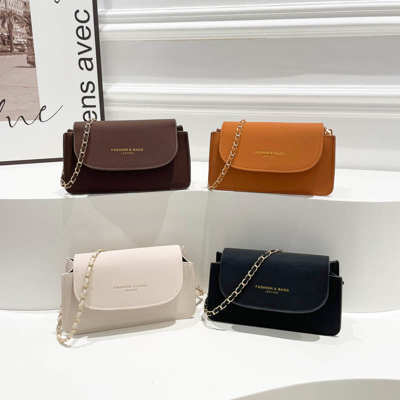 High-end fashion bag, textured women's bag, 2024 new trendy and versatile small square bag, simple Korean-style single-shoulder bag Application Scenario