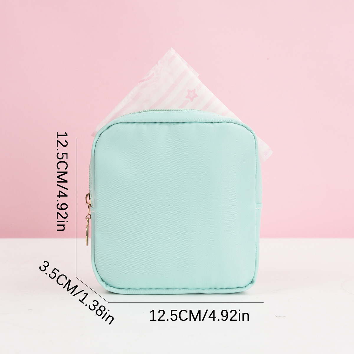 Sanitary napkin storage bag, portable sanitary napkin storage bag, large-capacity sanitary napkins, menstrual small bag, sanitary napkin bag details Picture