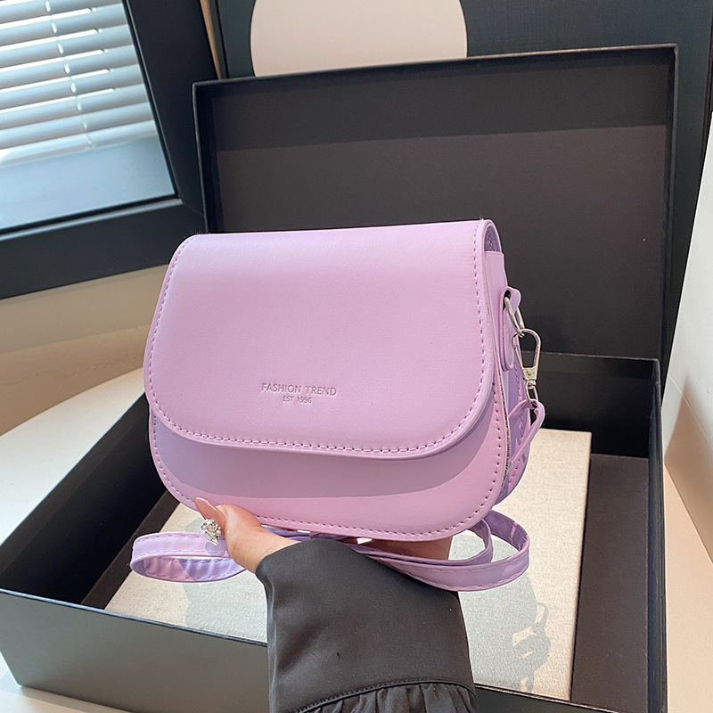 This is a high-end and niche crossbody bag for winter in 2024, a trendy single-shoulder saddle bag for women's daily commuting full figure