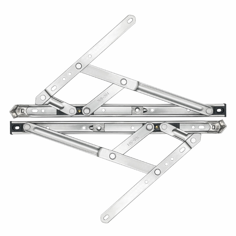 304 stainless steel square groove sliding braces, outward-opening window braces, broken bridge aluminum casement window accessories, window wind braces, hinges, four-bar rods Item Picture
