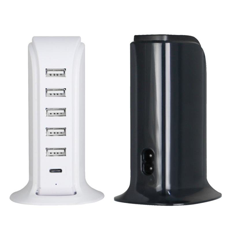Sailboat USB multi-port charger 40W C port PD20W Smart phone Fast Charging Travel Adapter Certified model Item Picture