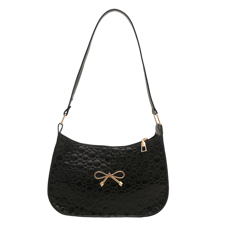 Underarm bag for women, Spring 2025 new style, high-end and stylish single-shoulder bag, commuting fashion, bow crossbody bag Item Picture