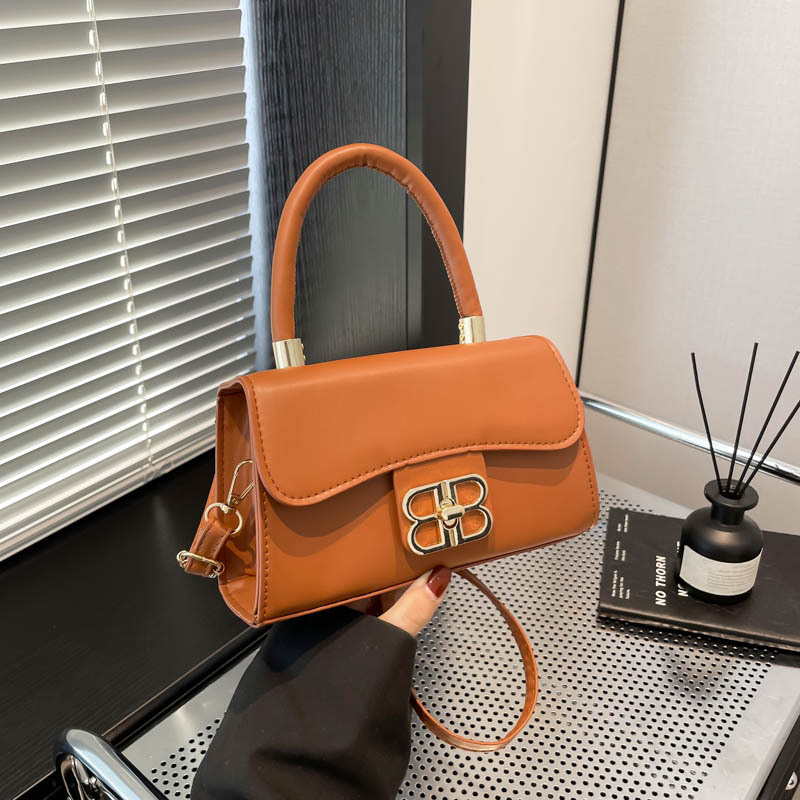 Fashion Handbag 2025 Spring/Summer New retro single-shoulder bag, Korean style trendy, casual and versatile, elegant crossbody bag full figure