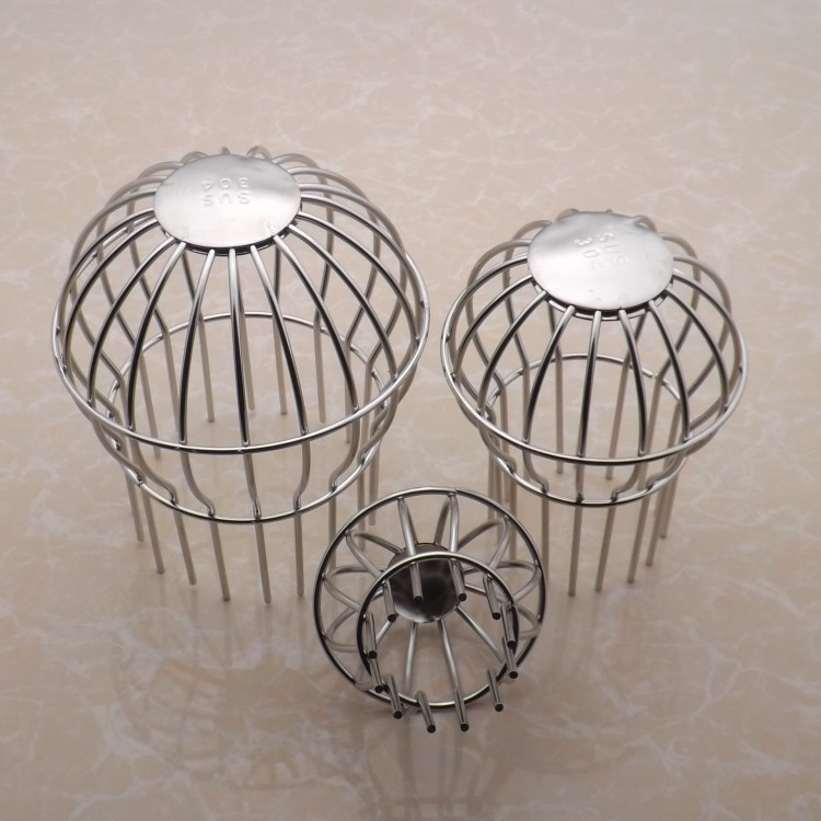 Spherical floor drain, stainless steel floor drain cover, rooftop, balcony, roof floor drain, anti-clogging, anti-blocking, anti-leaf, network cable cover floor drain Application Scenario