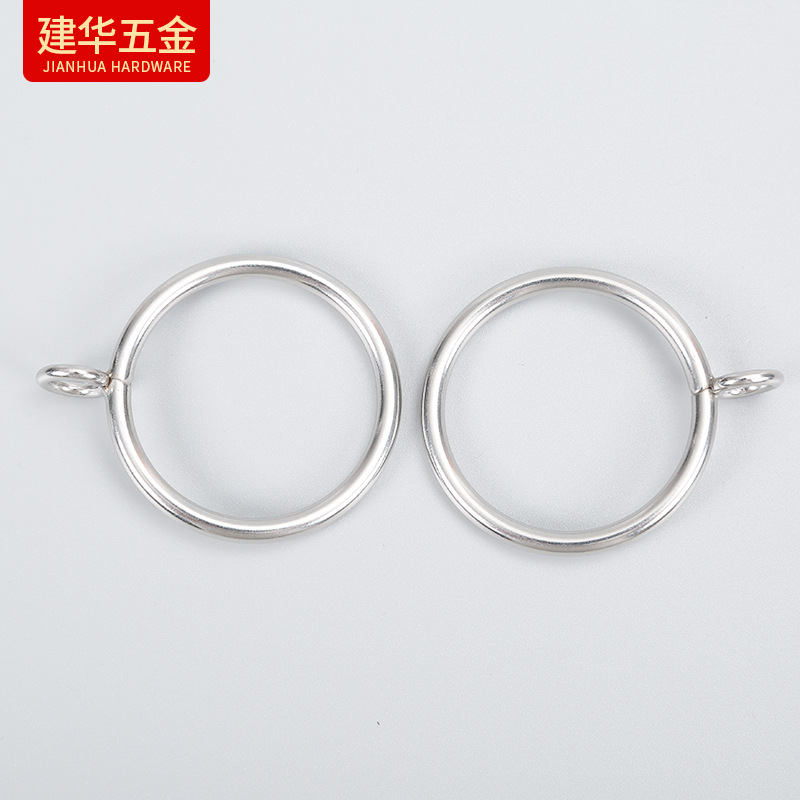 Factory wholesale 304 stainless steel Roman ring curtain ring, Roman ring with ear ring, hanging ring curtain ring Specification drawing