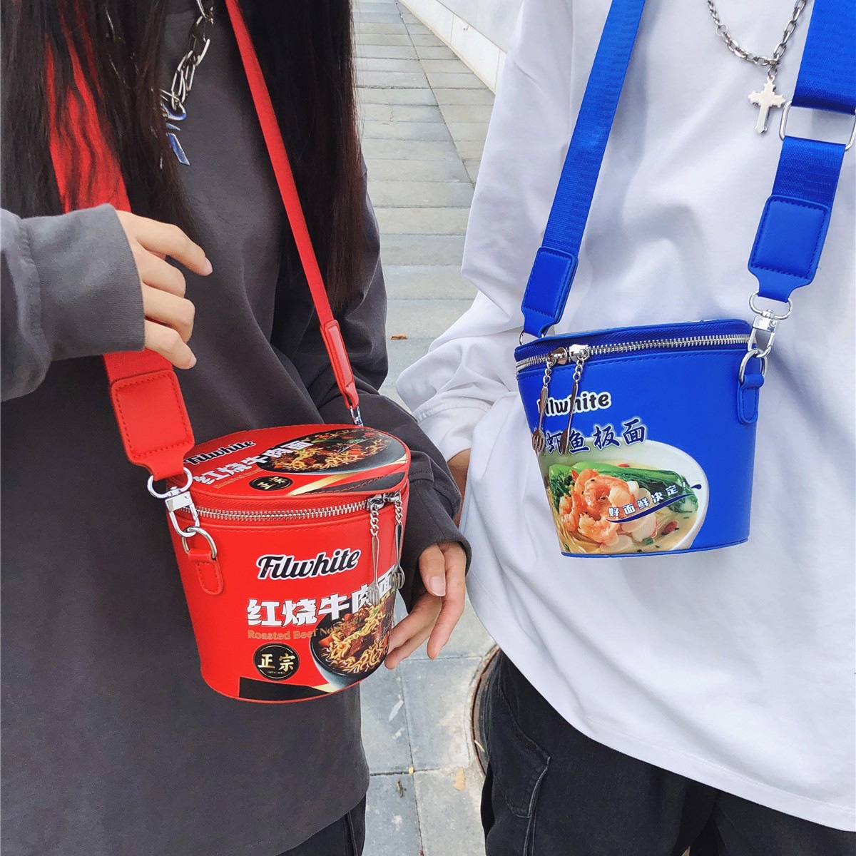 New bucket bag, bubble bread, large capacity, small round bag, men's and women's single-shoulder crossbody bag for autumn and winter 2024 Specification drawing