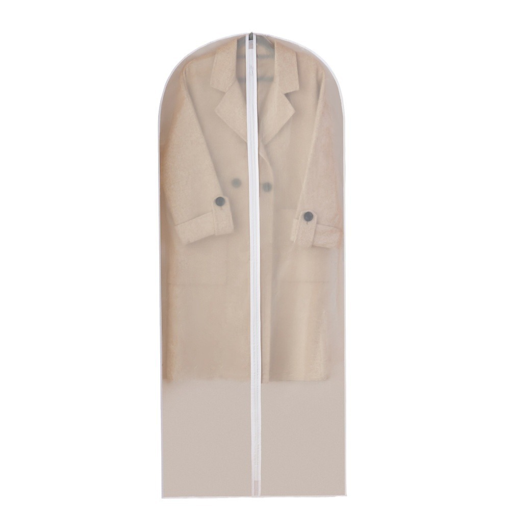 Clothing storage dust-proof bag, transparent hanging suit dust-proof cover, waterproof and moisture-proof coat dust-proof cover, visible and washable Item Picture