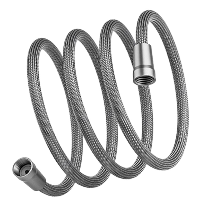Showerhead hose, braided pipe, shower pipe, four-inch universal water pipe, showerhead, cold and hot explosion-proof pipe, water heater outlet pipe Item Picture