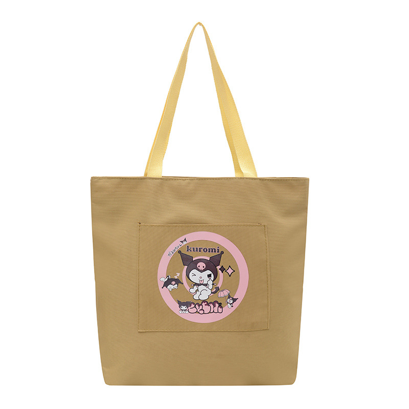 Large-capacity canvas bags, thickened canvas bags for women, spring and summer tote bags, fashionable and niche canvas bags for college students' classes Item Picture