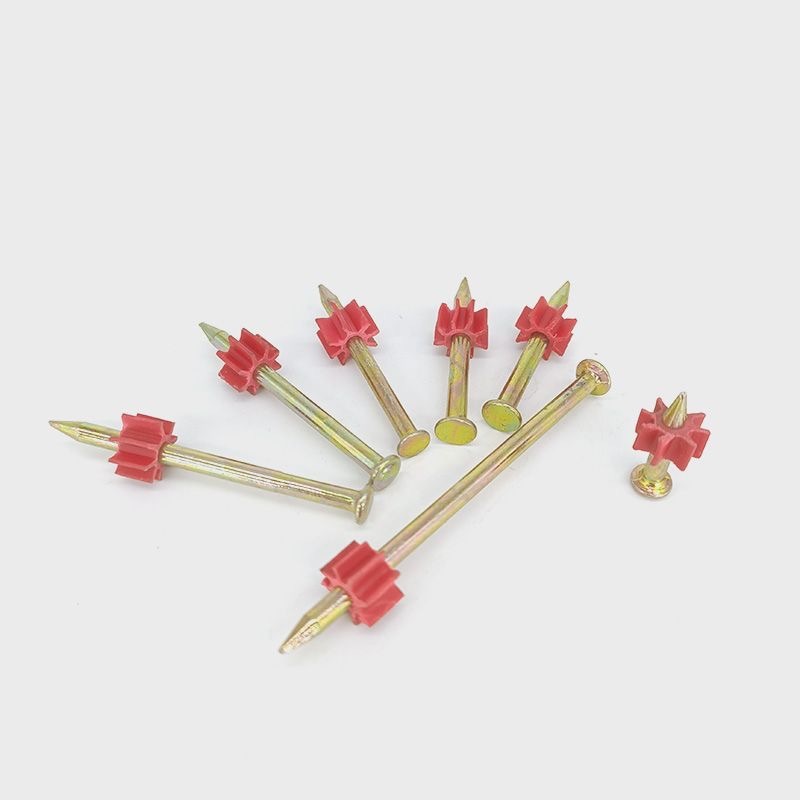 Air conditioning nails, hard wall nails, national standard jacketed nails, painting nails, cement steel nails, red jacketed nails, high strength Application Scenario