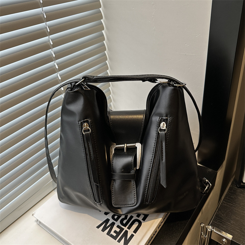 Cross-border large-capacity backpack for women, 2024 new versatile and high-end single-shoulder crossbody bag, commuting fashion tote bag full figure