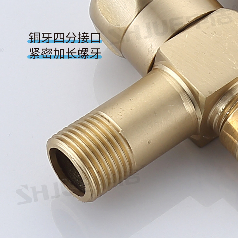 All-copper thickened washing machine faucet, household and outdoor explosion-proof and anti-freezing quick-opening copper core one-in two-out faucet Application Scenario