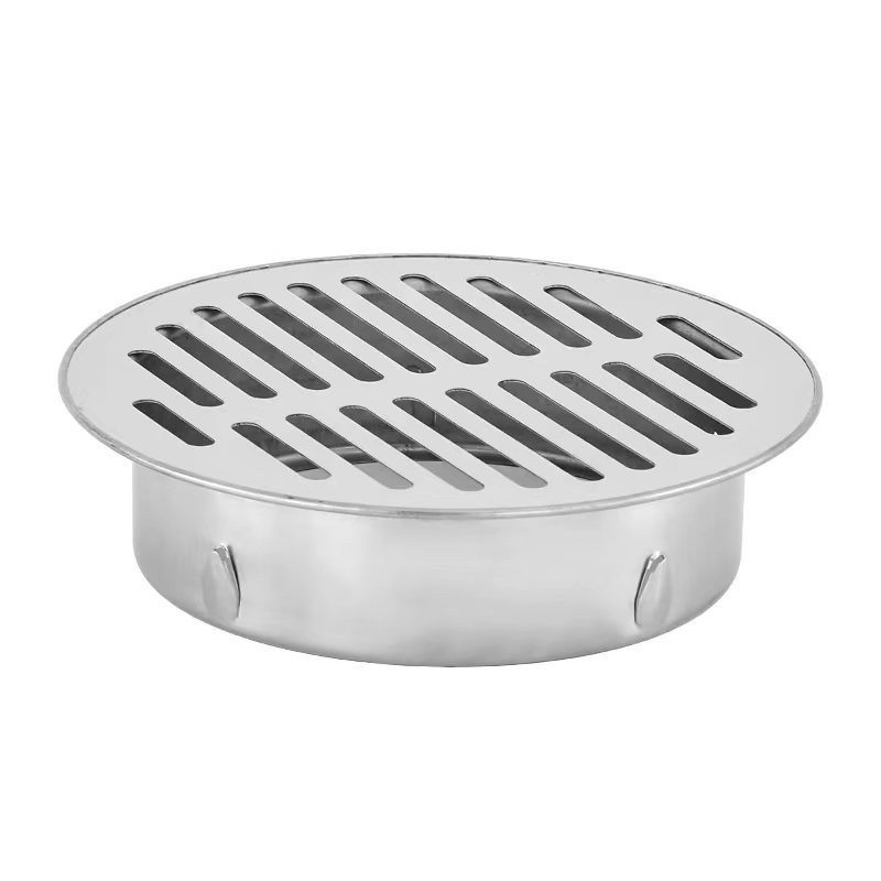 304 stainless steel floor drain filter screen, rooftop floor drain cover, roof sewer pipe, rat-proof, outdoor exposed platform drainage pipe Item Picture