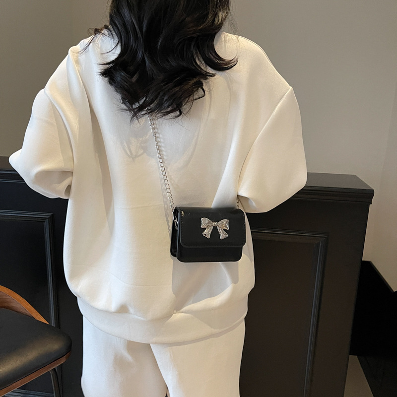 Simple and casual bag 2025 new style, fashionable, trendy and beautiful single-shoulder bag, chain crossbody small square bag, cross-border Specification drawing