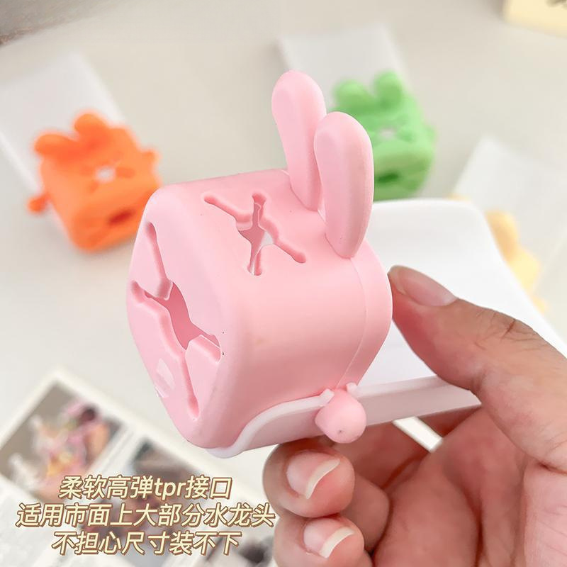 Cute faucet extender, bathroom, washbasin, kitchen, splash-proof water extension wonder, water outlet sleeve details Picture