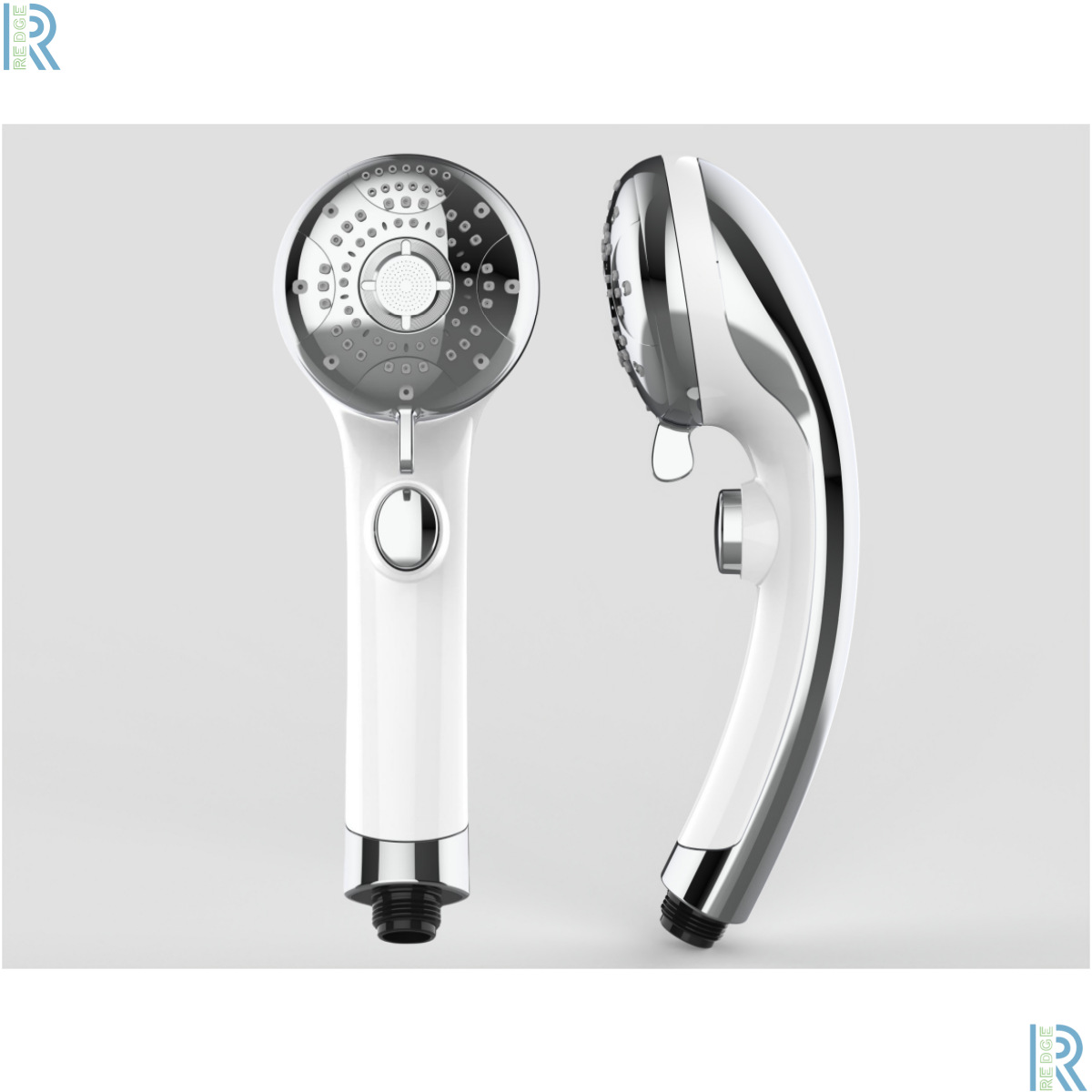 New Japanese micro-bubble nano water beauty showerhead pressurized Japanese connector KMGT button water stop details Picture
