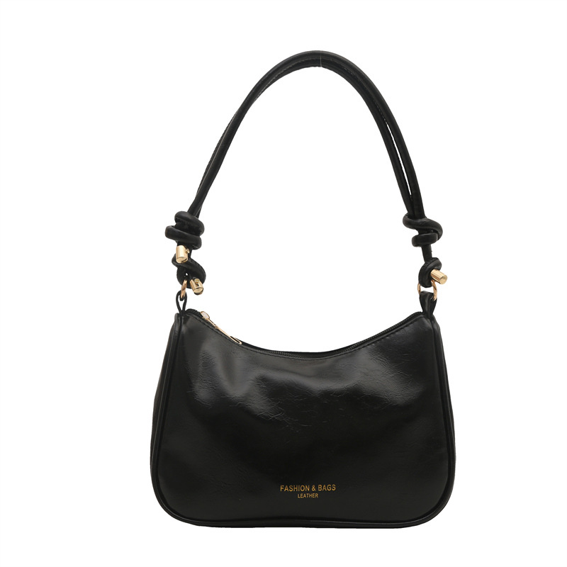 Spring niche solid-color underarm bag, fashionable single-shoulder small bag, a new 2025 popular commuter crossbody bag for women Item Picture