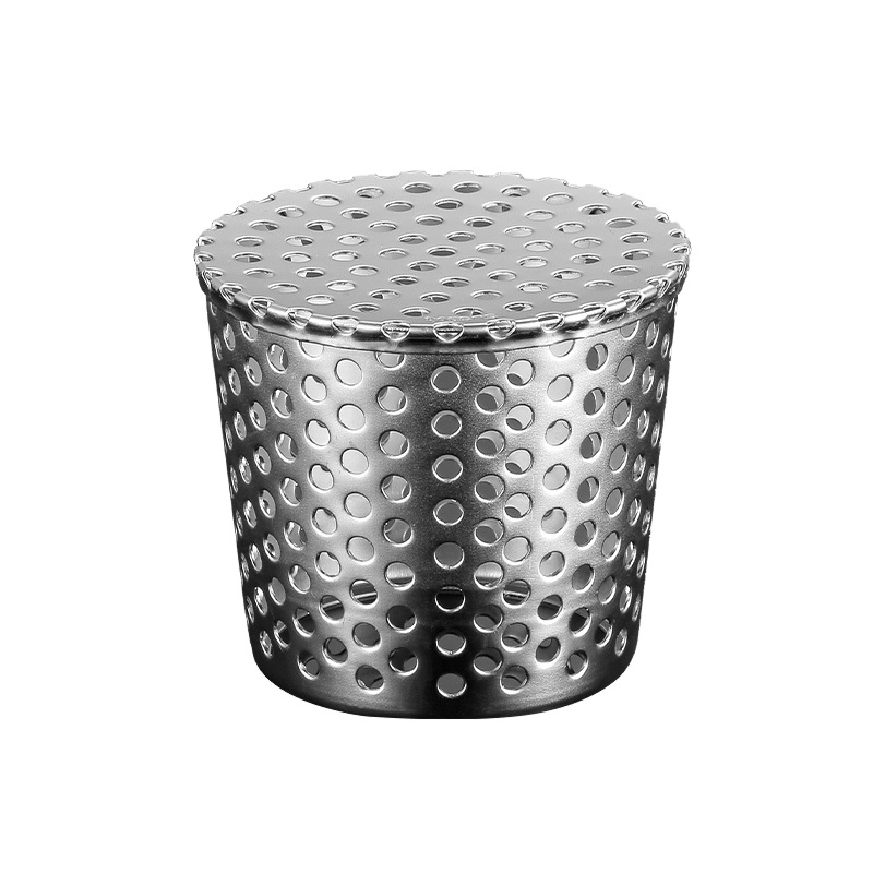 304 stainless steel built-in floor drain anti-clogging filter screen cover, rooftop drainage, corner and side drainage pipe anti-rat filter screen Item Picture