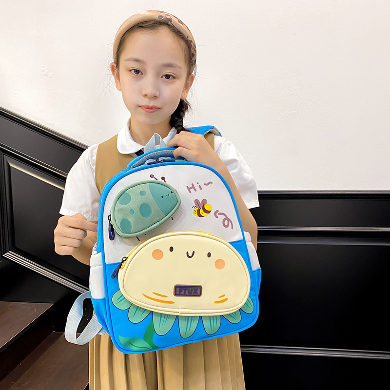 New children's schoolbags, cartoon and animation backpacks for kindergarten kids, medium and senior class boys and girls, and travel backpacks Specification drawing