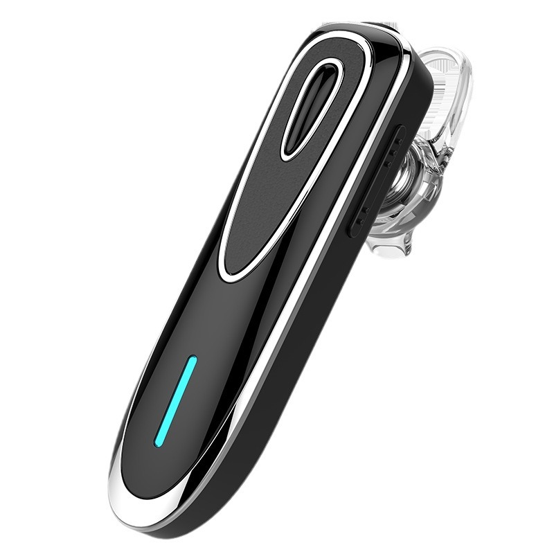 Private model Qualcomm chip cross-border K1 business wireless Bluetooth headphones, ultra-long battery life, noise-cancelling, single-ear hanging call style Item Picture