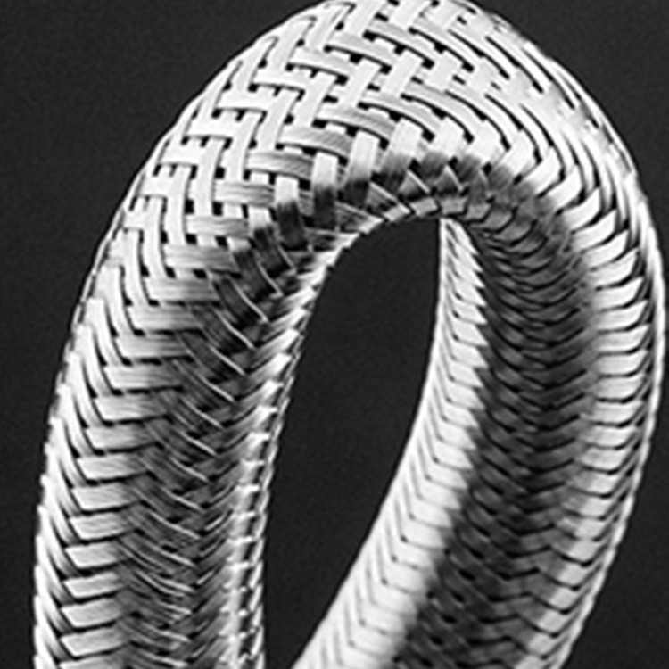 Stainless steel braided pointed hose, explosion-proof metal hose, cold and hot water faucet inlet pipe, cold and hot water 4 minutes, starting from 60cm Specification drawing