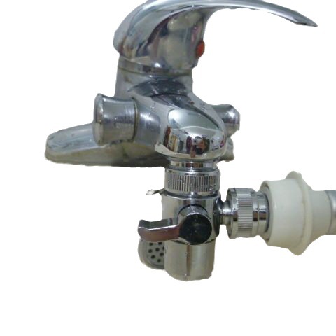 Washbasin faucet one split two fully automatic washing machine water inlet pipe adapter, universal multi-functional water distributor accessory Item Picture