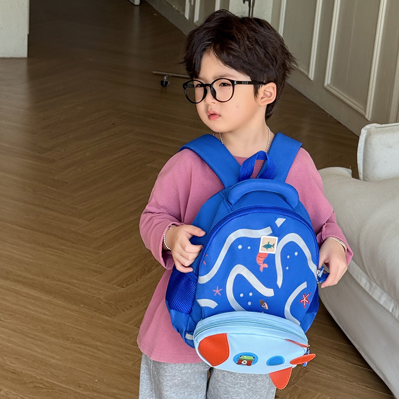 Children's schoolbags, cartoon and animation, backpacks for kindergarten kids, 3-5 years old, boys and girls in small and middle classes, backpacks for foreign trade details Picture