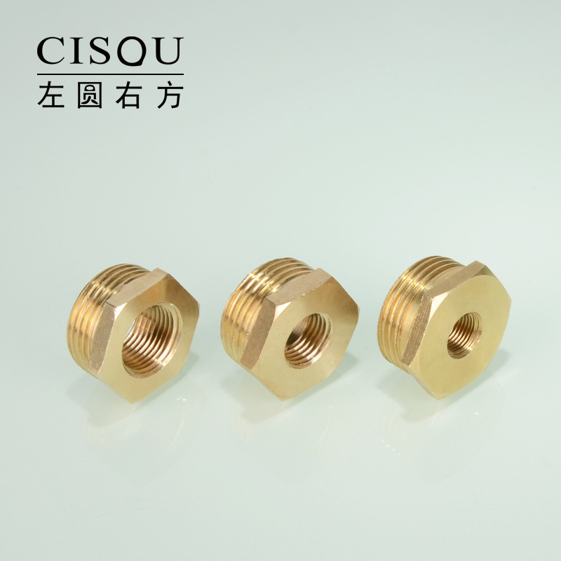 1-inch brass 6-inch to 4-inch to 2-inch, 1/3 inch, inner and outer wire core, inner wire and outer thread diameter reduction copper joint accessories Application Scenario