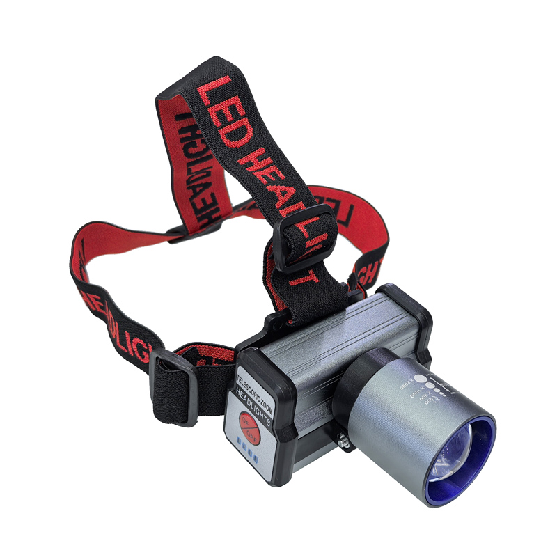 JS-933 aluminum alloy USB charging telescopic adjustable white laser headlamp, cycling headlamp, outdoor camping lamp, miner's lamp, repair headlamp, camping lamp, fishing lamp details Picture