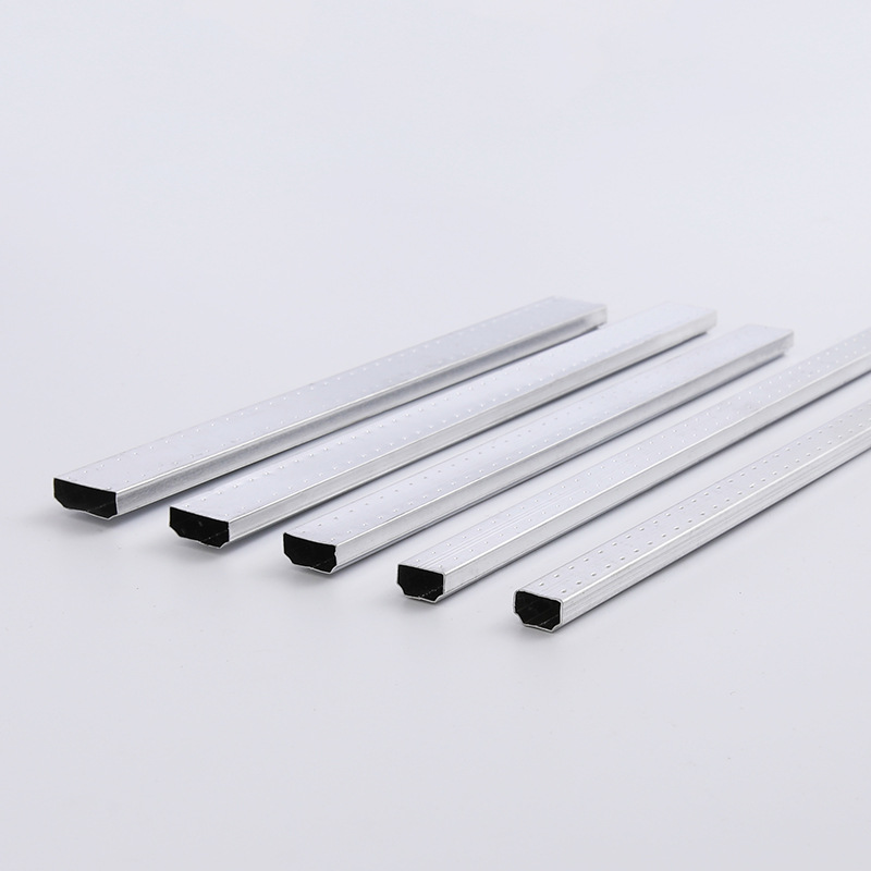High-quality hollow glass aluminum bar, freezer, ship, train, high-frequency welded hollow aluminum spacer bar, house door and window aluminum bar full figure