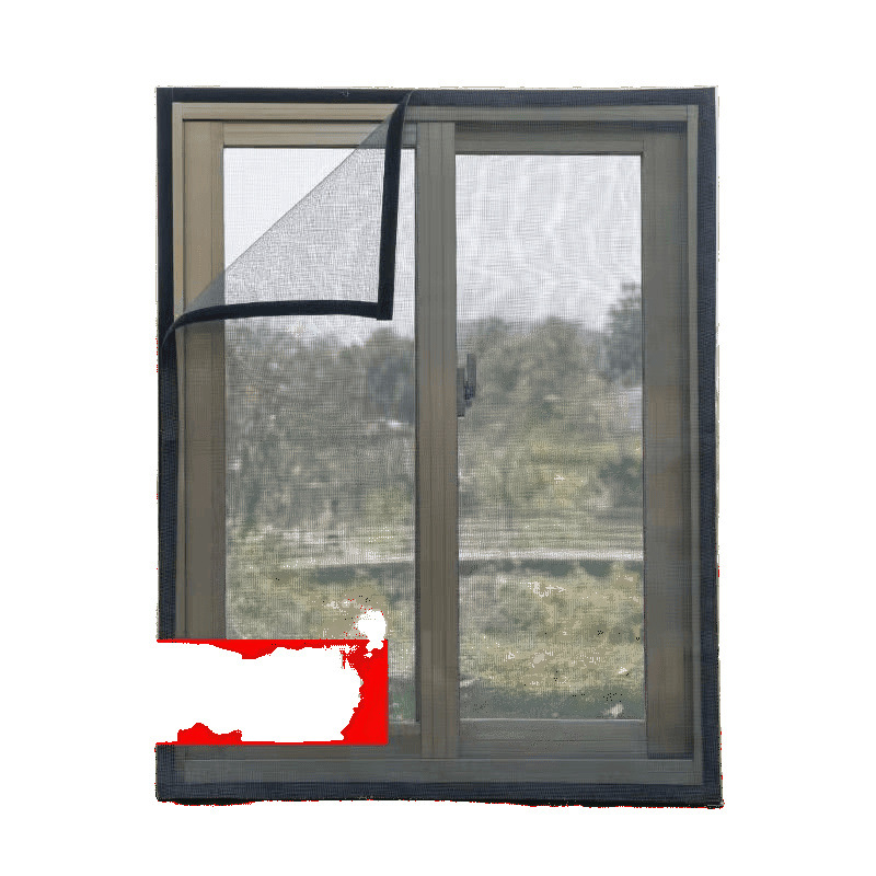 Invisible screen mesh for household Windows, mosquito and insect repellent screen, simple self-adhesive cat-proof curtain, detachable screen Item Picture