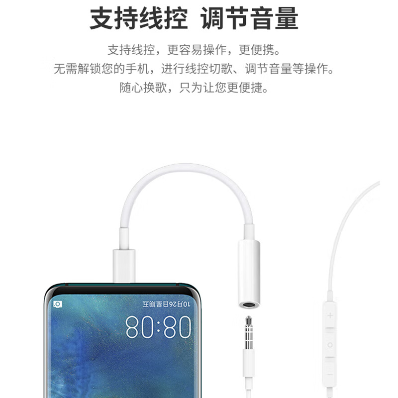 Compatible with Apple 3.5mm to Type-C digital audio adapter for mobile phones, microphones, headphones and sound cards Application Scenario