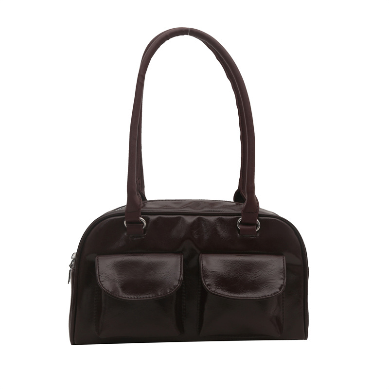 A trendy casual commuting handbag for the autumn of 2024, featuring a niche design for single-shoulder, underarm, and pillow bags Item Picture