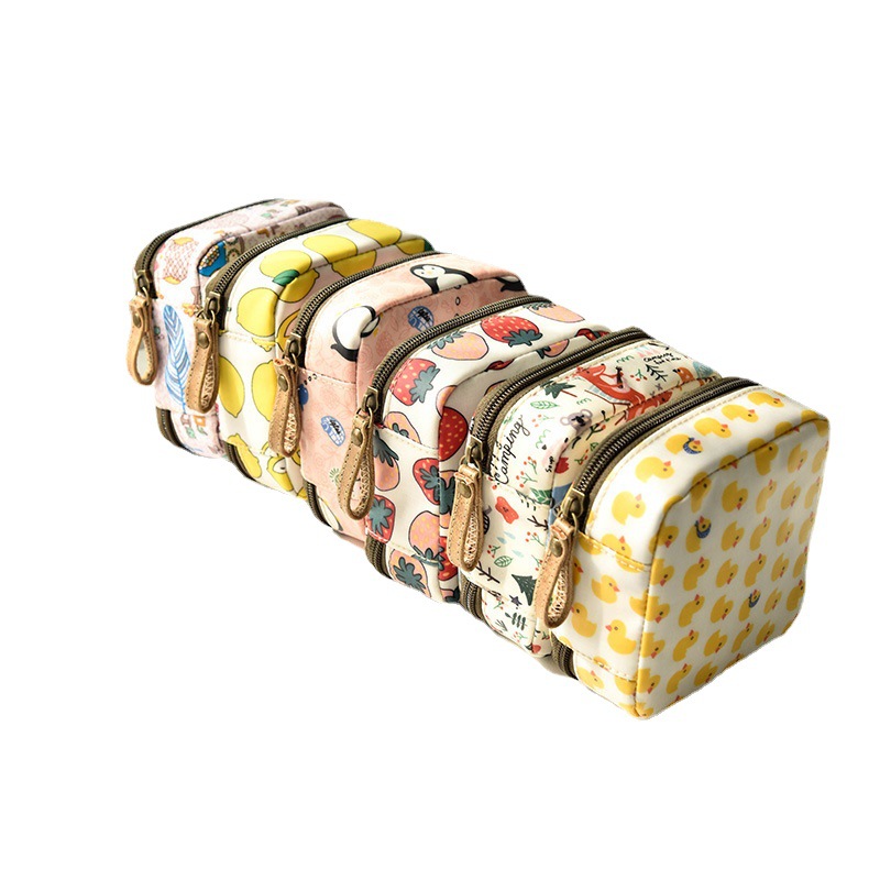 Factory customized OEM OBM sanitary napkins, makeup bags, storage bags, large capacity, cute and simple, sanitary napkin zipper bags Item Picture