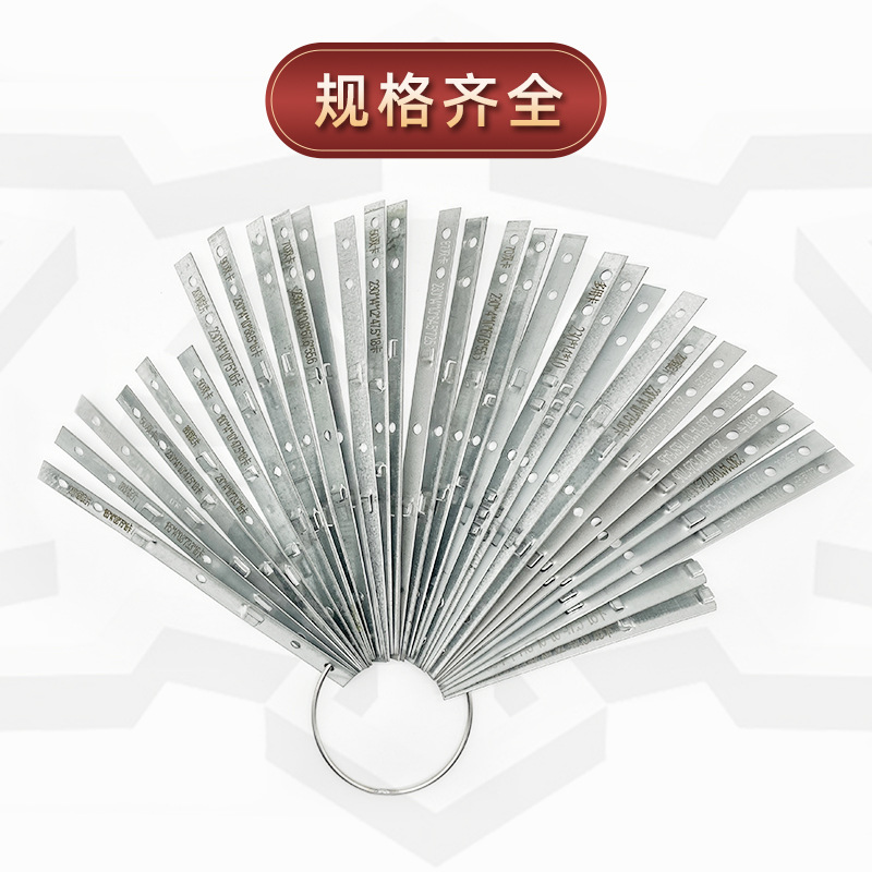 Window and door frame installation fixing plates, galvanized iron with clips, straight furniture connection plates, aluminum alloy wooden door fixing pull plates details Picture