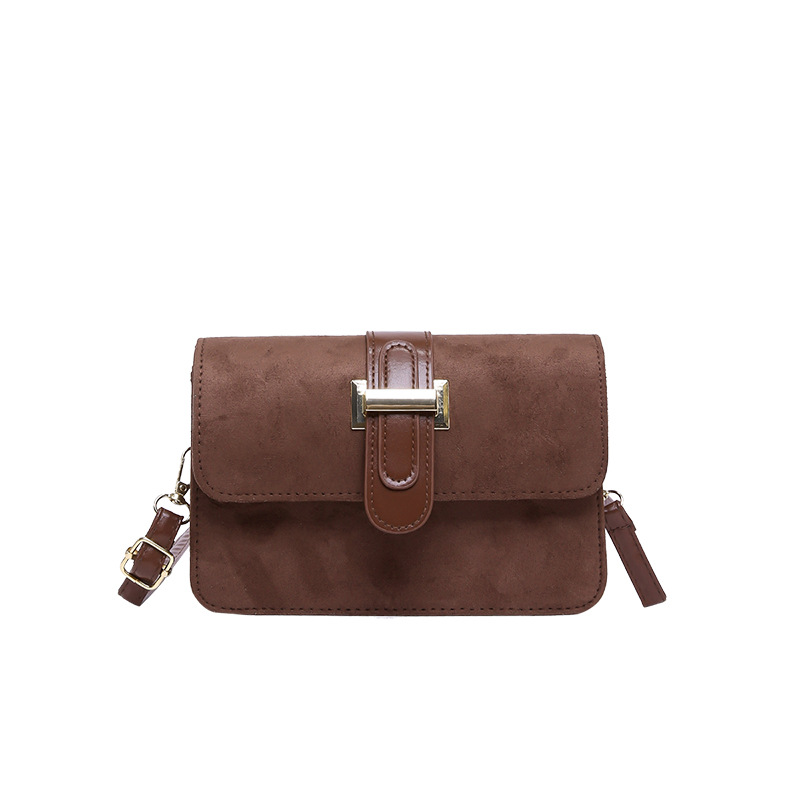 The new 2024 winter fashion suede small square bag, a niche quality bag for women, a stylish single-shoulder crossbody bag Item Picture