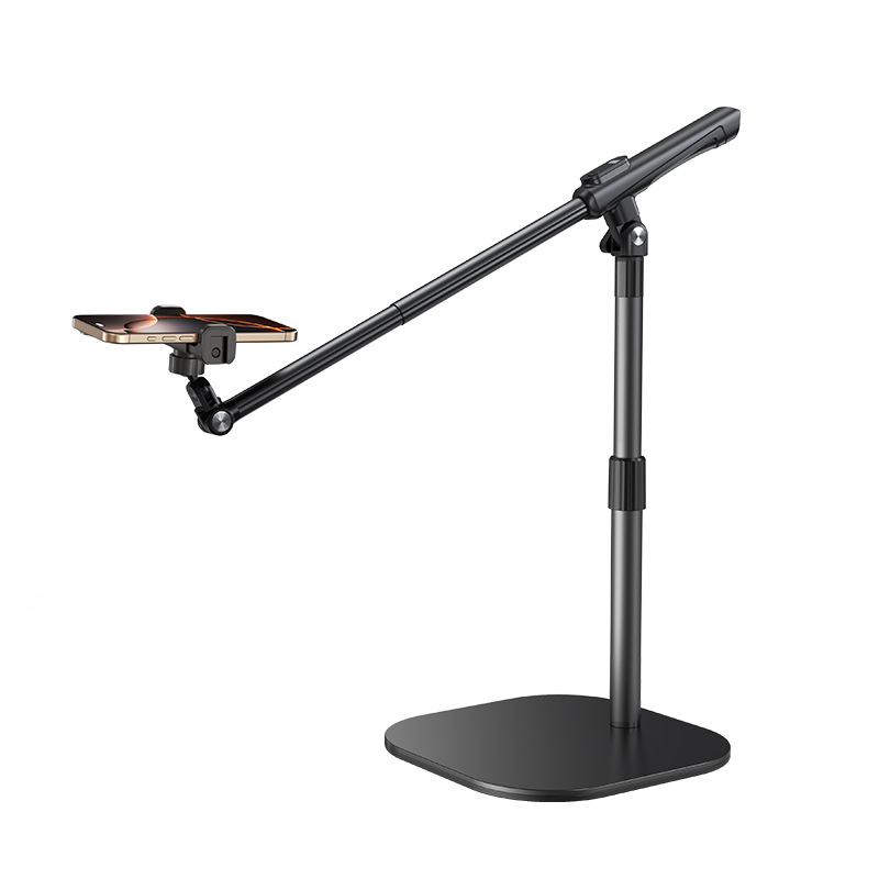 Xiaotian Desktop overhead shooting Stand, desktop stand with adjustable folding height, cantilever aluminum alloy mobile phone stand for cross-border use Item Picture